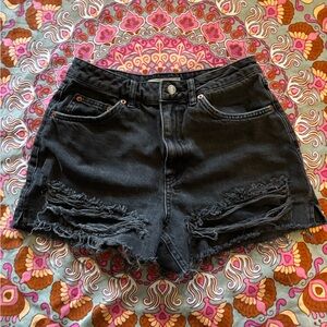 Topshop denim shorts sz 6